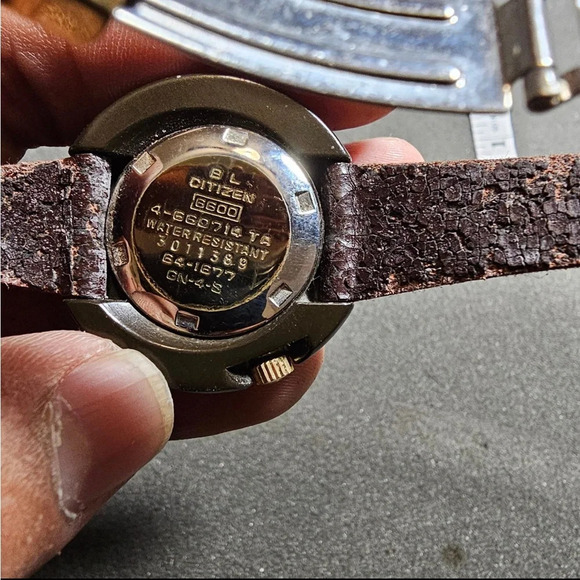 Vintage Citizen 6600 RARE 28800 Automatic Watch 21 Jewels Day Date Working - Picture 9 of 10